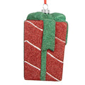 Kersthanger Cadeau 8x8x11 cm Rood Kunststof