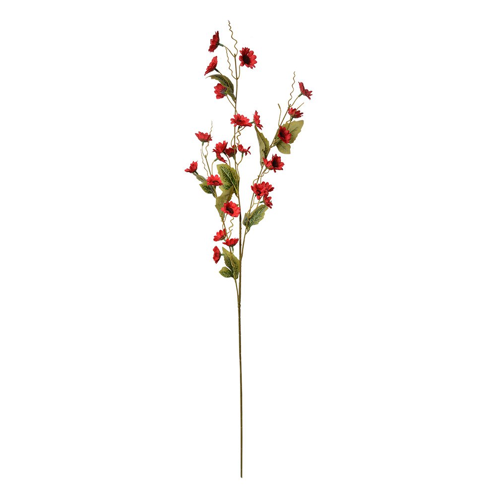 Kunstbloem 107 cm Rood Kunststof