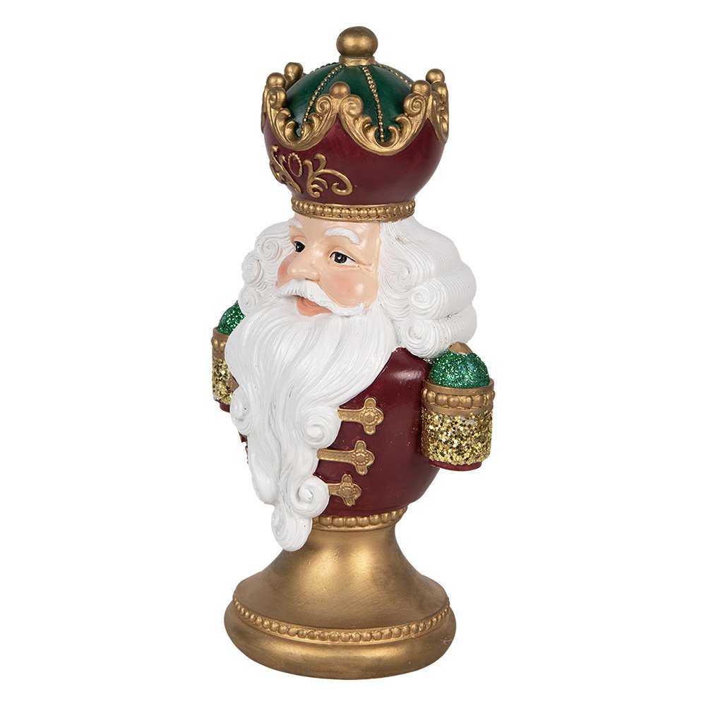 Kerstdecoratie Beeld Kerstman 15x10x26 cm Rood Kunststof