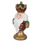 Kerstdecoratie Beeld Kerstman 15x10x26 cm Rood Kunststof