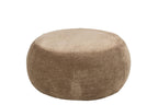 J-Line Ronde poef - multiplex/stof - taupe