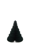 J-Line decoratie Kerstboom Vouwbaar - papier - groen - medium