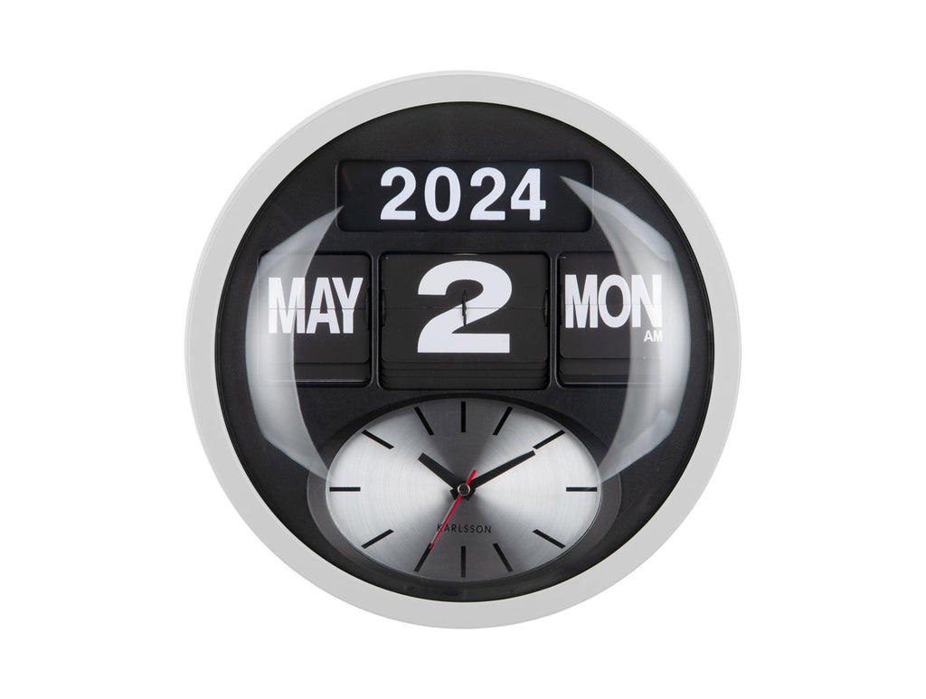 Wandklok Ronde Flip