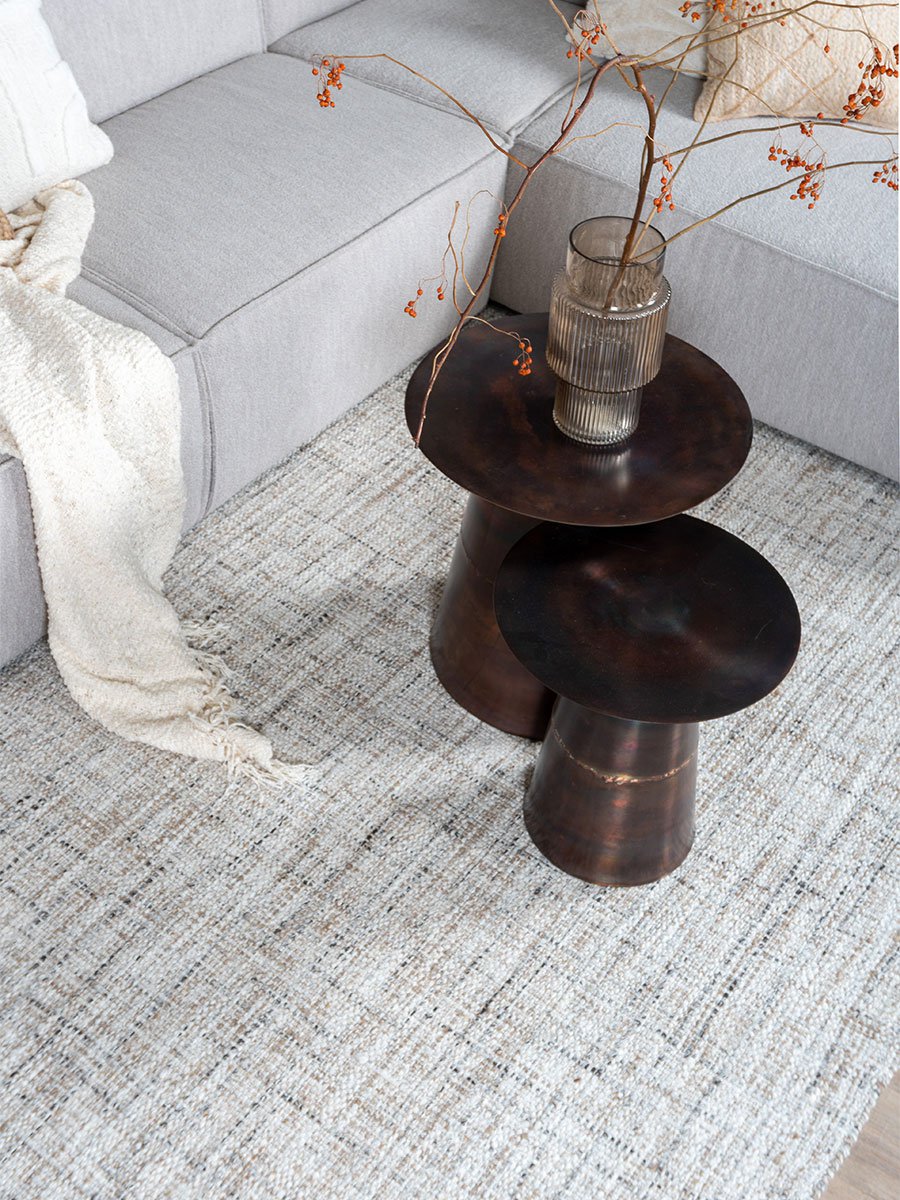 Vloerkleed Cross Beige - 160 x 230 cm
