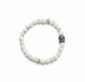 Dames armband Parelmoer 6 mm met Boeddha kraal