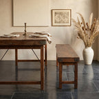 Eettafel bruin opklapbaar XL