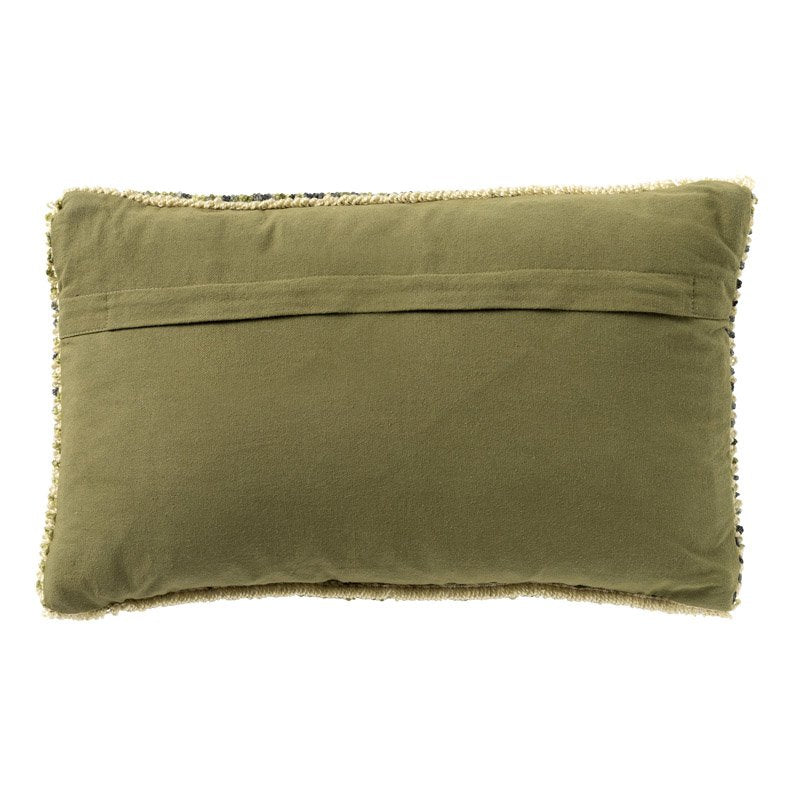 Dutch Decor Dario - Kussen 30x50 cm - Kardemomzaad - Groen