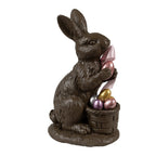 Decoratie Beeld Konijn 22 cm Bruin Kunststof