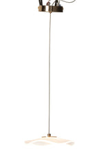 J-Line plafondlamp bloem - acryl - goud - small