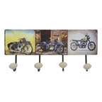 Wandkapstok 40x5x17 cm Bruin IJzer Motor