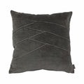 Uneven Pintuck kussen bruin 45x45cm