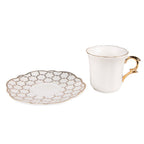 Kop en schotel 8x6x6 / Ø 12x1 cm / 95 ml