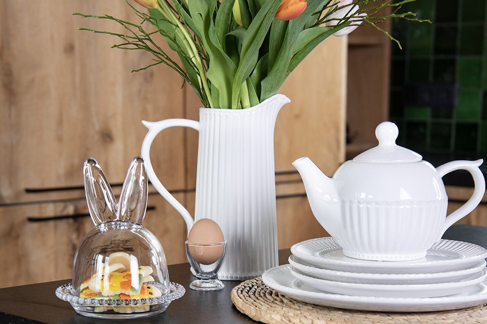Theepot 750 ml Wit Dolomiet Theekan