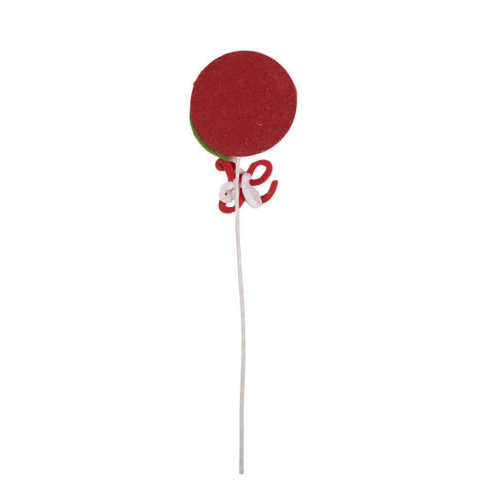 Kerstdecoratie Lolly 42 cm Rood Kunststof