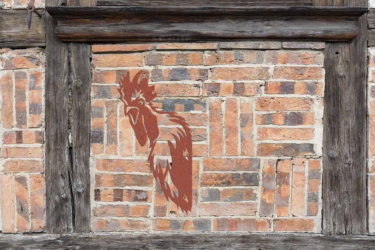 Kiekeboe Haan/ Rooster Herman, 141634, Roest, 31,7x16,3x0,2cm