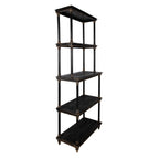 Boekenkast Zwart, Hout 80x40x210 cm