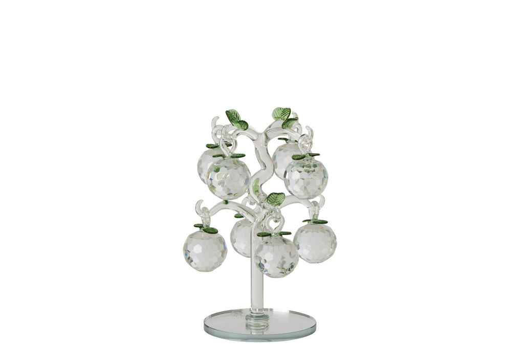 J-Line decoratieboom - kristal - transparant