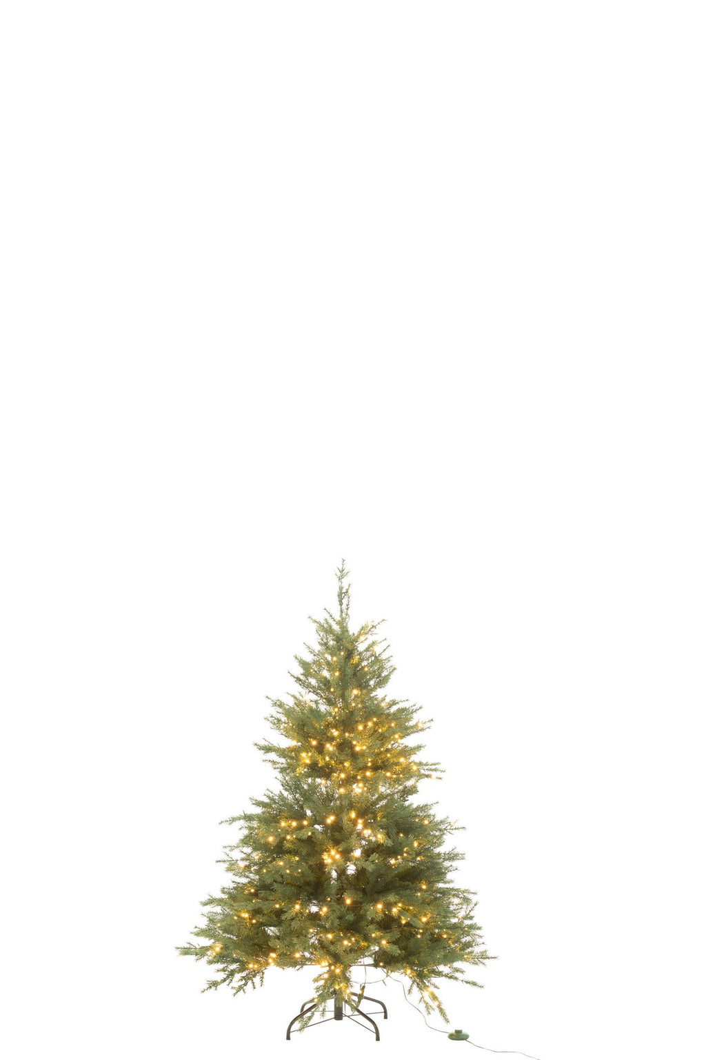 J-Line kerstboom 600 Led - kunststof - groen - S