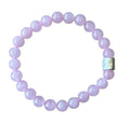 Herenarmband Rozenkwarts 8 mm met matzilverkleur kraal