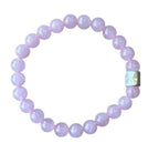 Herenarmband Rozenkwarts 8 mm met matzilverkleur kraal
