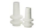 J -Line Vase Lyra - Cherry - White - smal - 32 cm hoog
