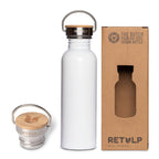 RVS Drinkfles Urban steel White 750 ml