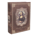 Opbergdoos Set van 3 Boeken 27/22/17 cm Bruin Hout