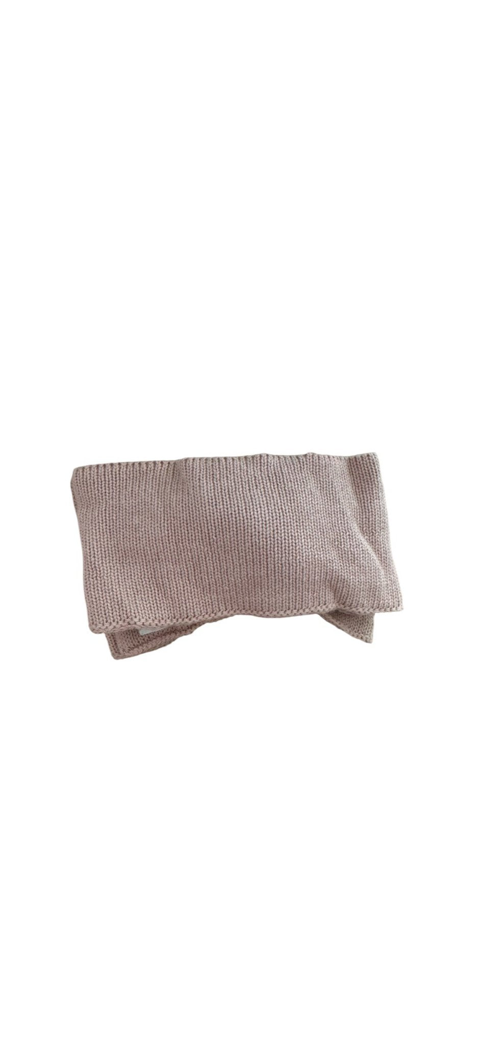 Gebreide babyhaarband – Bruin