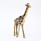 Decoratief gouden giraffebeeld – moderne huiskunst