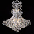 Kroonluchter Ø 62x63 cm Transparant IJzer Hanglamp