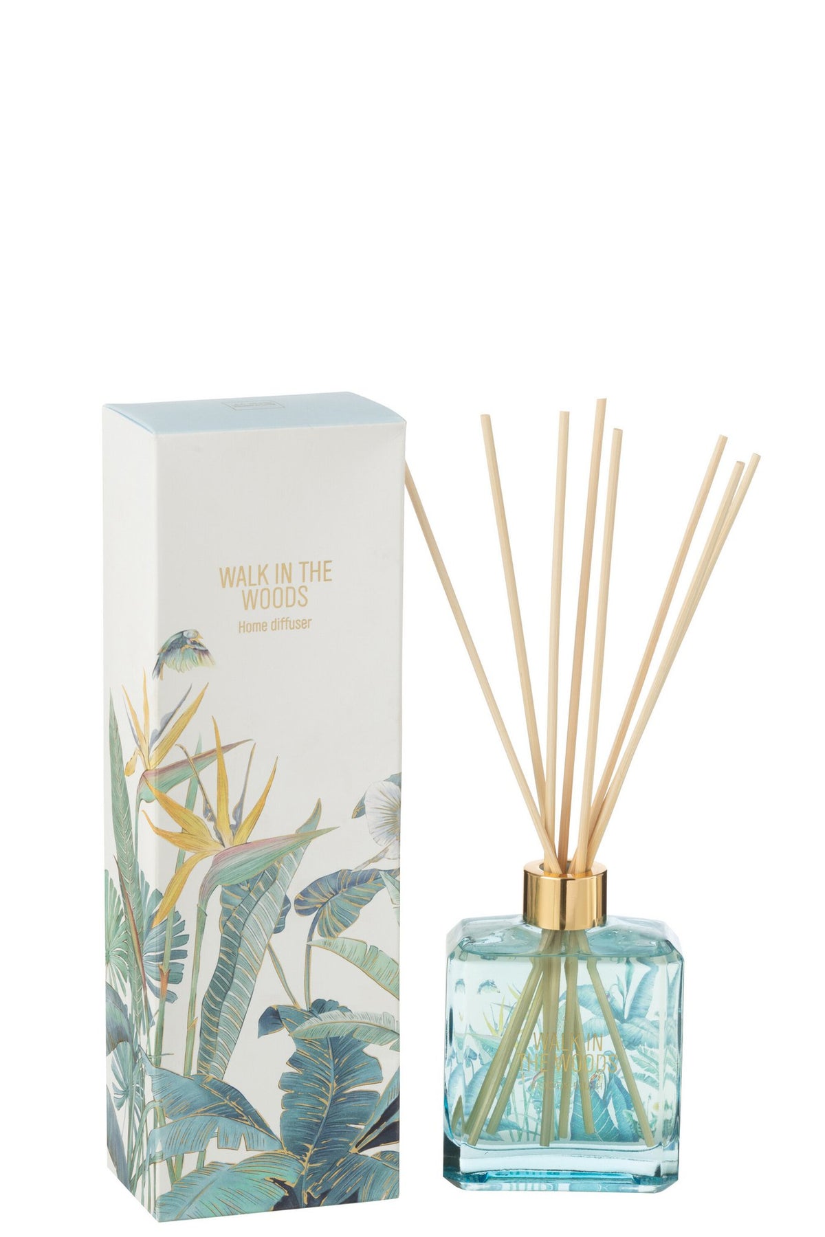 J-Line geurstokjes Walk In The Woods - Woody Blush - blauw - 180ml