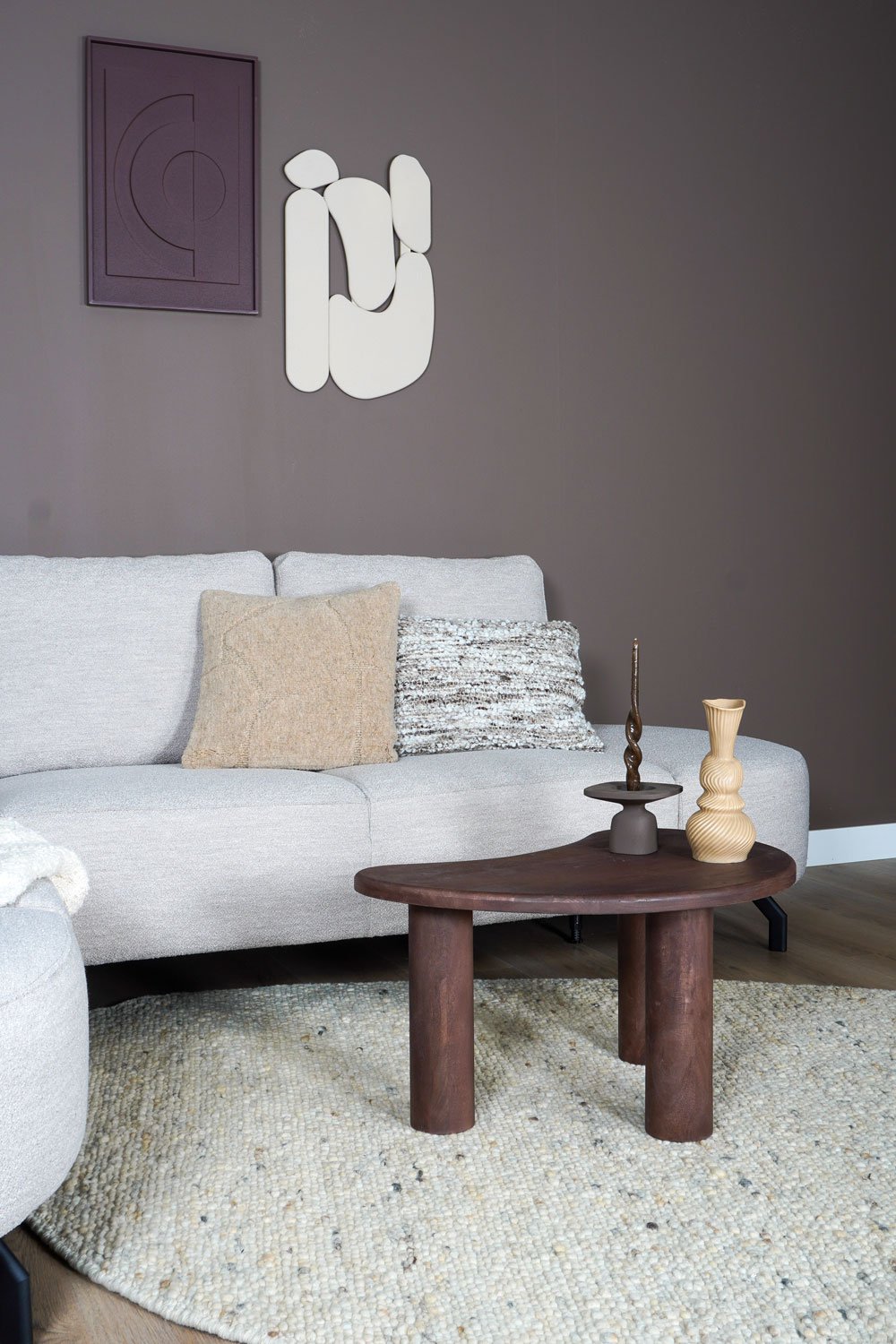 Vloerkleed Stone Beige 215 - Kiezelvormig 200 x 280 cm