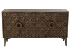 J-Line Buffet 4 Deuren Mangohout/Mdf Bruin