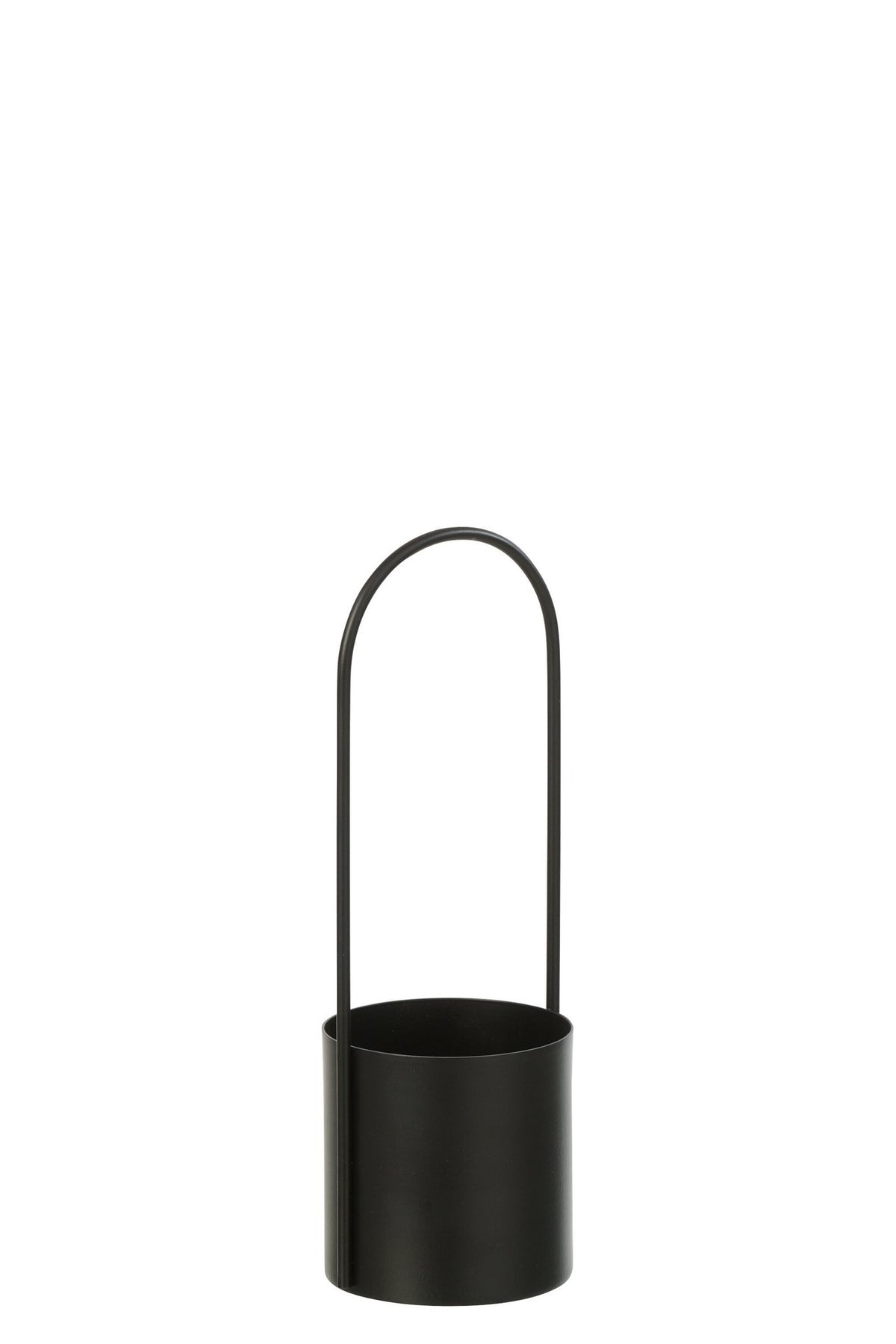 J-Line bloempot - ijzer - zwart - S