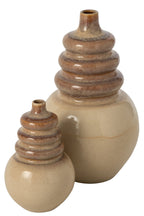 J-Line Vaas - keramiek - ecru/beige - small