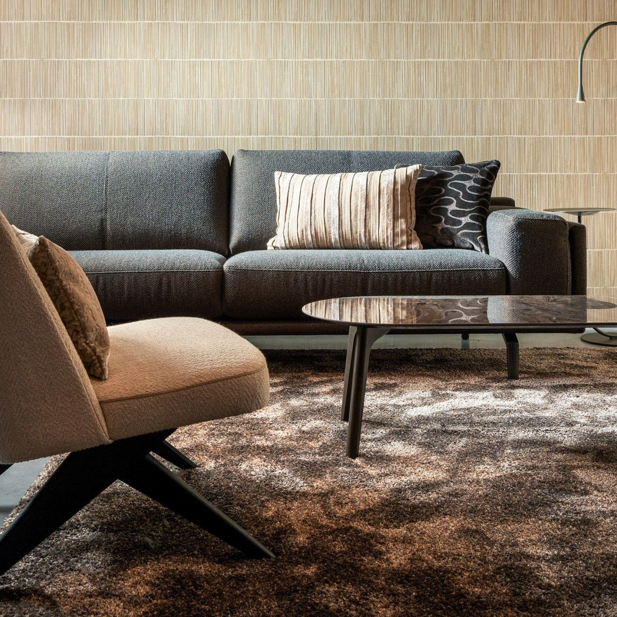 Estella | Kussen | 40x60 cm puimsteen | Beige | Hoii | Met luxe binnenkussen