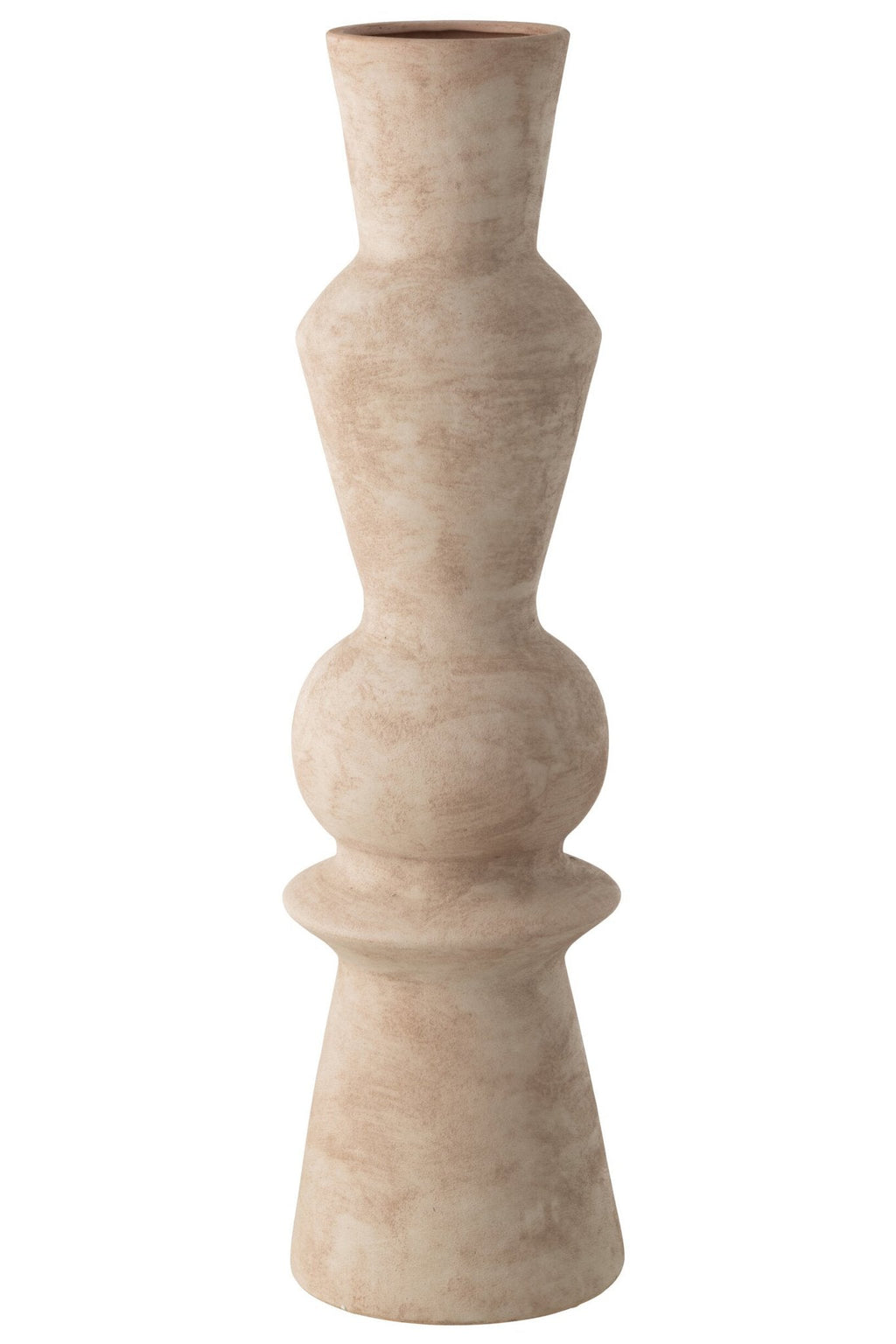J-Line vaas Bonny - keramiek - beige
