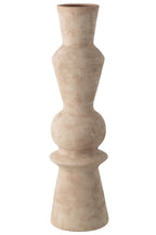 J-Line vaas Bonny - keramiek - beige