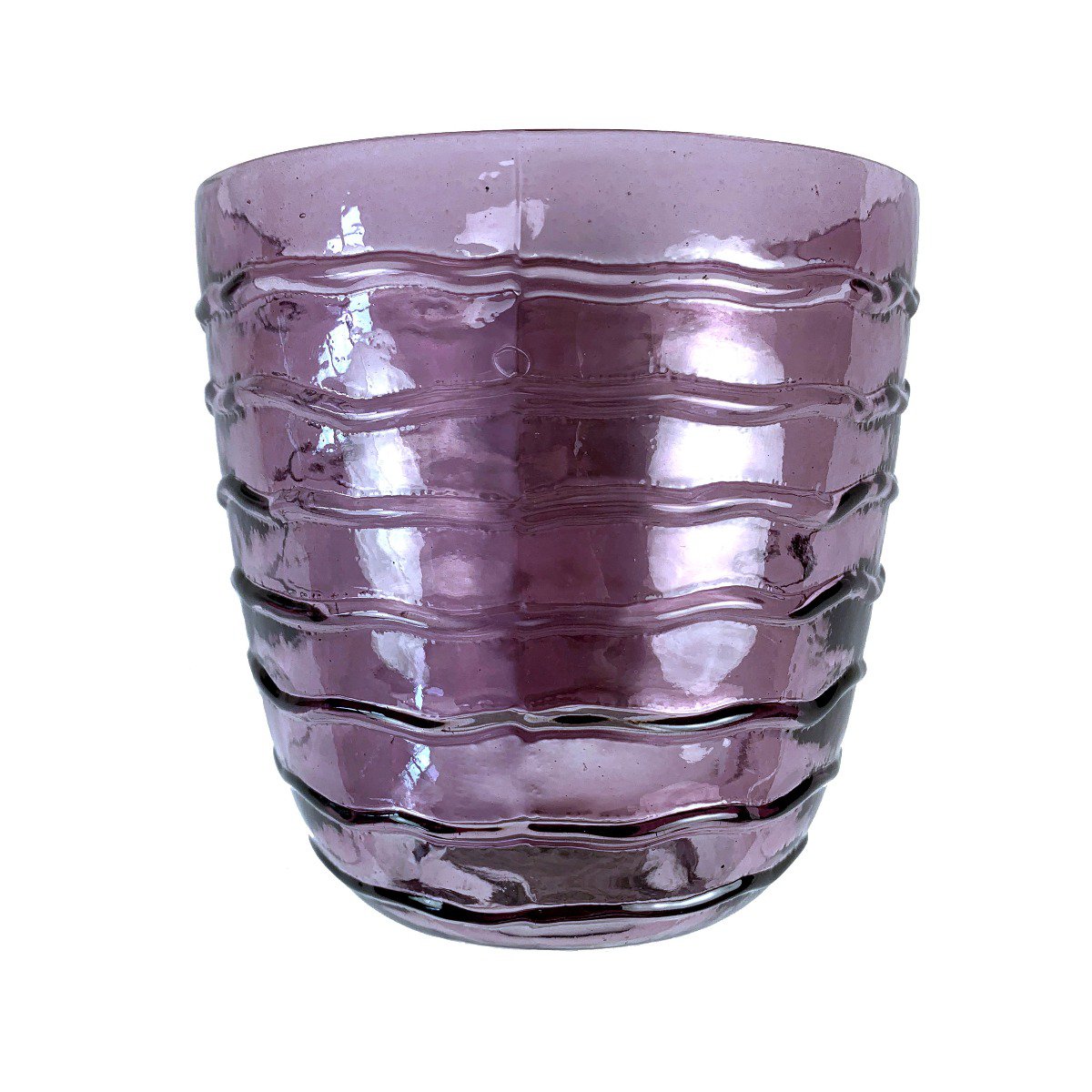 Tealightholder Ocean Aubergine, set of 4