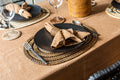 Placemat rattan spiraal - ovaal - 30x40 cm