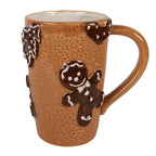 Mok 575 ml Bruin Keramiek Gingerbread man
