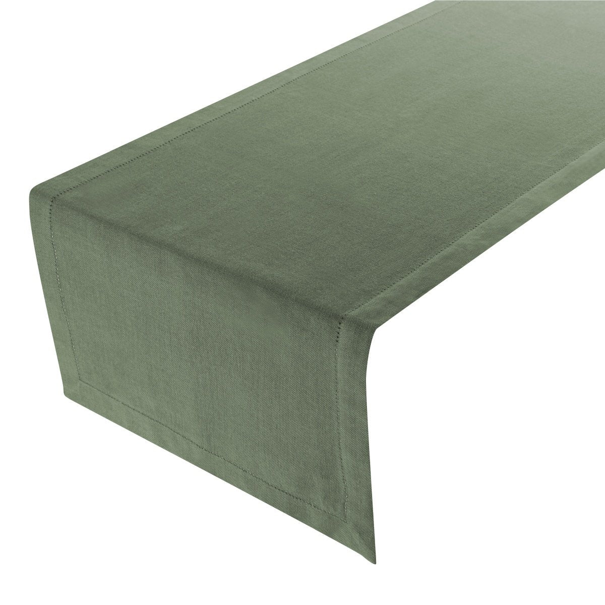 Indi Tafelloper legergroen 50x140cm