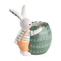 Ornament sendayan groen 14x8x16cm