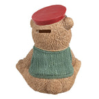 Spaarpot Beer 15x13x19 cm Bruin Kunststof