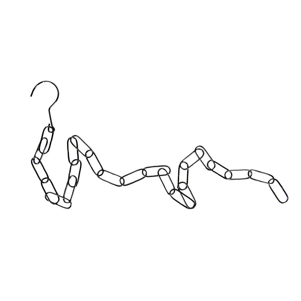 Ketting met Haak 100 cm Zwart Metaal