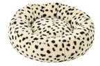 J-Line Kattenmand met dalmatiërmotief - polyester - wit/zwart