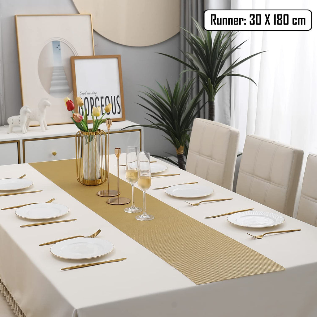 Tafelloper – polyestermix – 30x180 cm – duurzaam en wasbaar