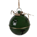 Decoratie Bel Ø 31x35 cm Groen Metaal
