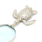 Vergrootglas met schildpadhandgreep met nikkelafwerking - Stijlvol decor