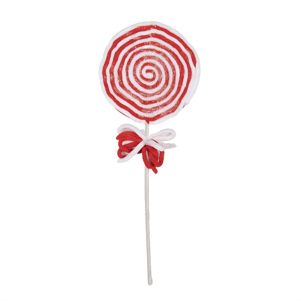 Kerstdecoratie Lolly 41 cm Rood Kunststof